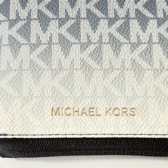 Michael Kors Cooper Ombre Zip Around Wallet MK Denim - Picture 5 of 13